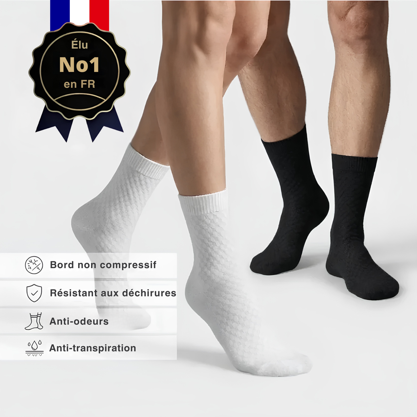 Chaussettes en bambou premium