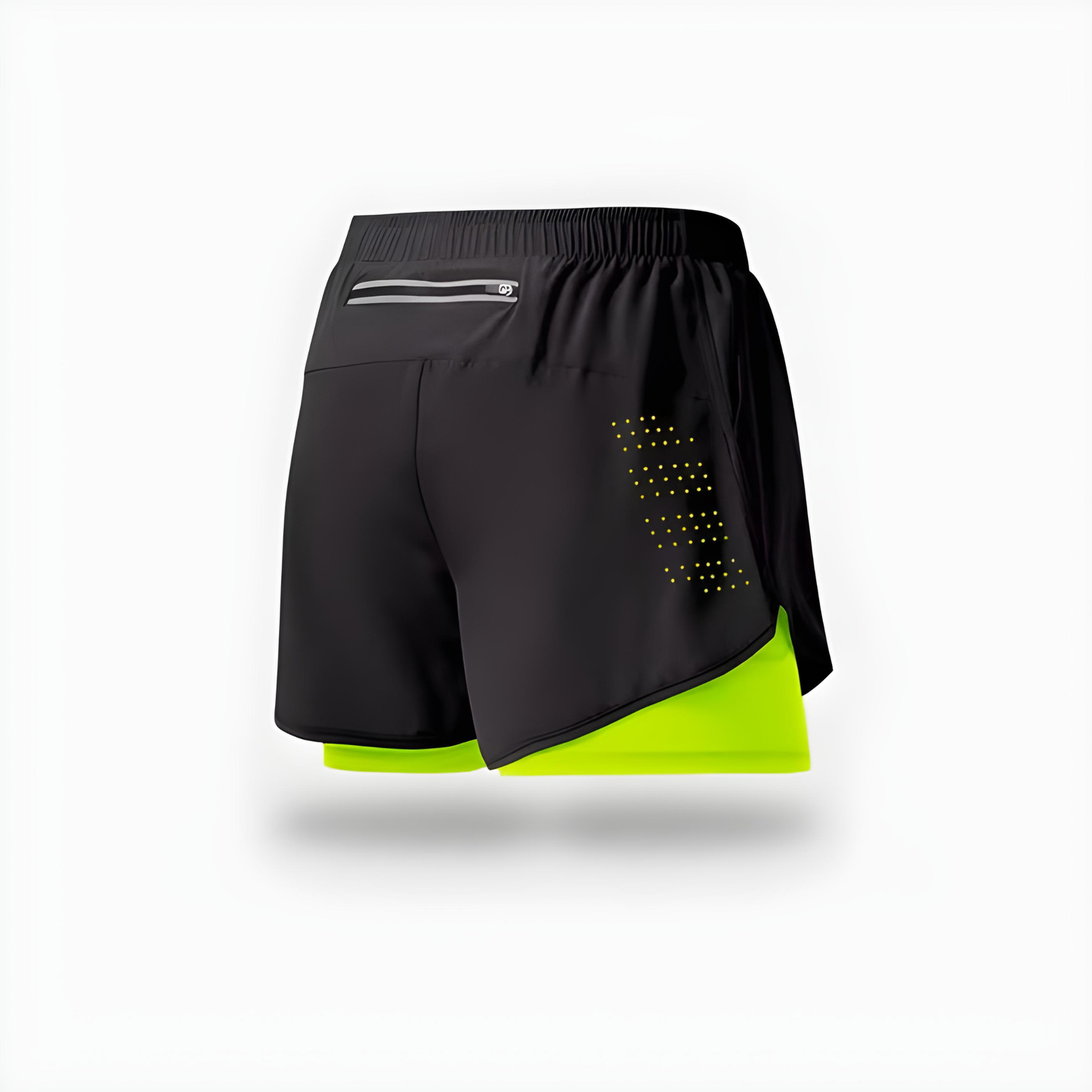 Short de course 2-en-1