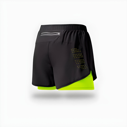 Short de course 2-en-1