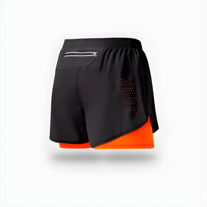 Short de course 2-en-1