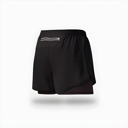 Short de course 2-en-1
